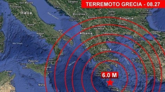 Terremoto, dopo l'Albania trema anche Creta: scossa di magnitudo 6 avvertita anche in Puglia