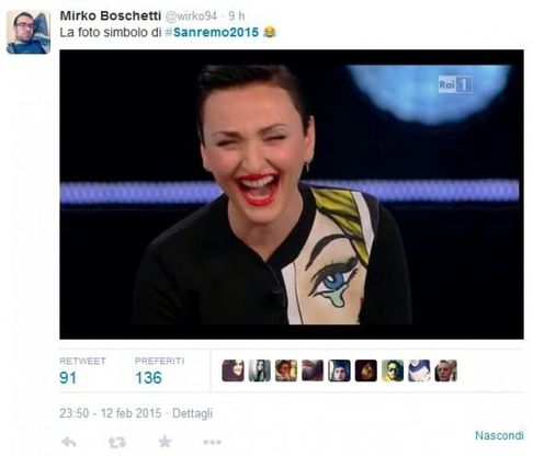 Sanremo 2015, i tweet imperdibili