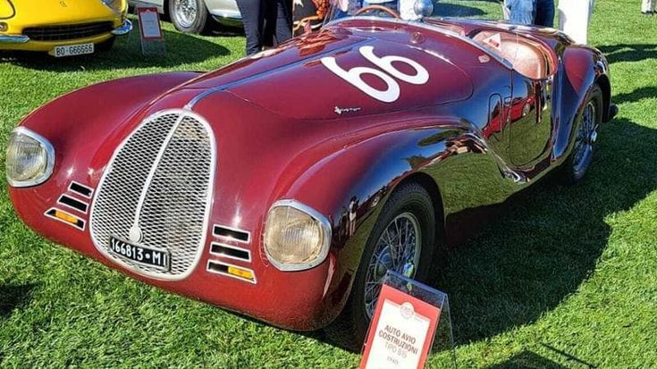 Anche la Avio 815, la “prima Ferrari”, al Concorso d’Eleganza Varignana 1705. Tutte le stelle della rassegna