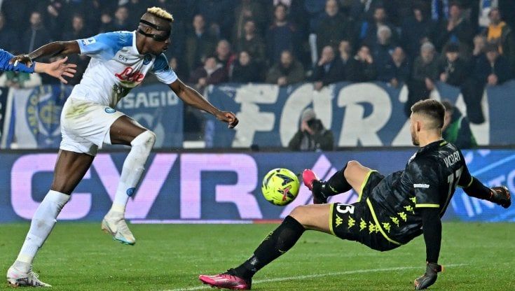 Empoli-Napoli 0-2: Osimhen non sbaglia un colpo, azzurri sempre più primi