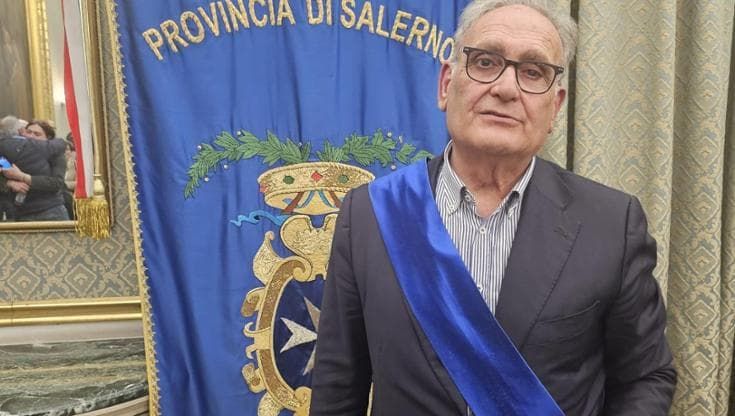 Giuseppe Parente è il nuovo presidente della Provincia di Salerno