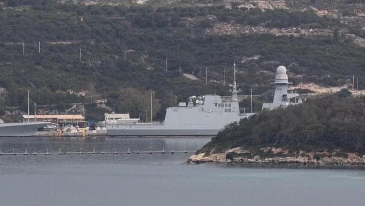 Guerra Iran: la fregata italiana Martinengo e la spagnola Colon attraccate a Creta