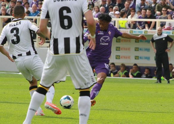 Cuadrado, il gol e la gioia