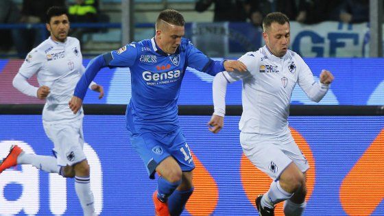 Empoli-Sampdoria 1-1, Laurini risponde a Quagliarella