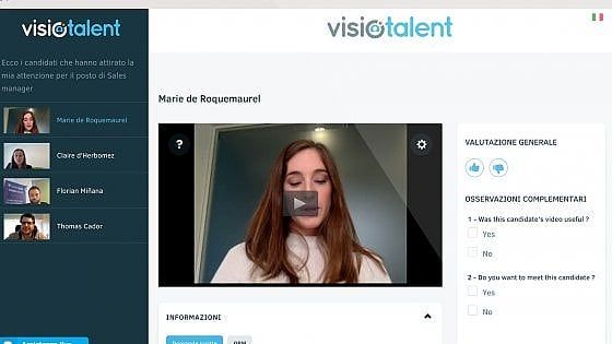 "Il colloquio di lavoro? Ora si fa registrando un video"