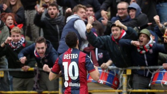 Bologna-Palermo 3-1, Destro affonda i rosanero