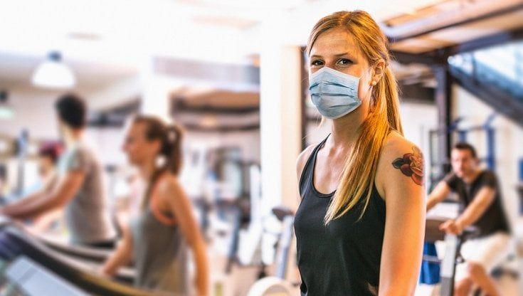 Covid: si può fare sport anche con la mascherina