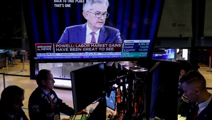 Borse in calo con il nuovo lockdown tedesco. I mercati in attesa di Powell