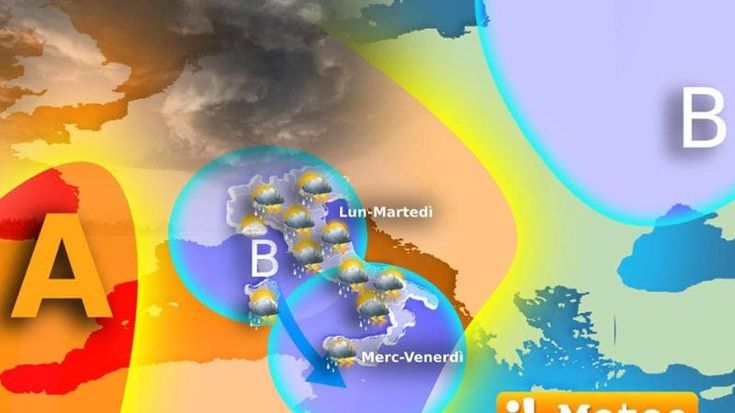 Previsioni meteo, ciclone temporalesco in arrivo. Torna anche la grandine