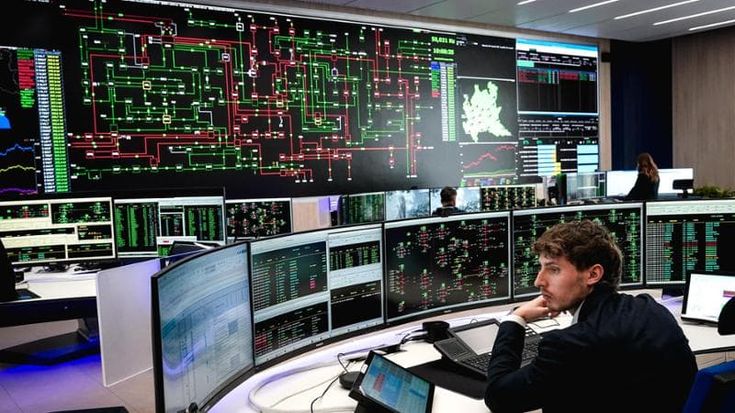 Nella sala dove Terna controlla la rete elettrica del nord-ovest