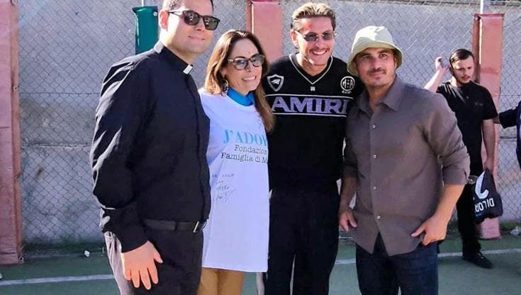 Napoli, l’azzurro Mazzocchi tra i ragazzi del Torneo della legalità a San Giovanni a Teduccio