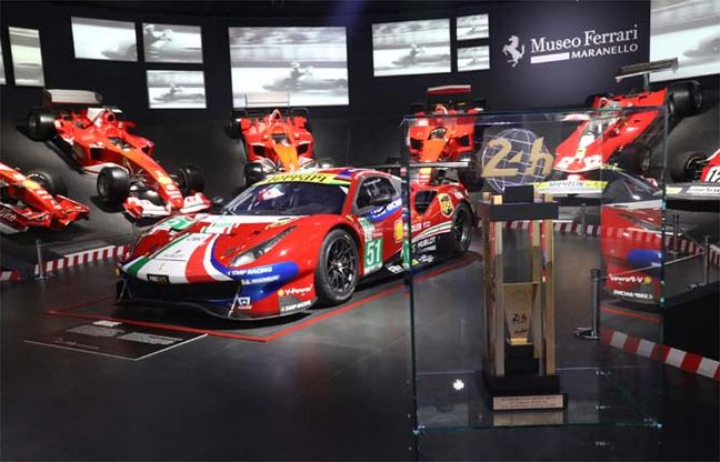 Al via la mostra “Ferrari at 24 Heures du Mans”