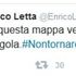 Il tweet di Letta: 