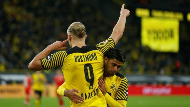 Germania: altro show di Haaland, il Dortmund batte l'Union. Wolfsburg pari e insieme al Bayern in vetta