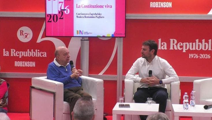 "La Costituzione viva” con Gustavo Zagrebelsky al Salone del libro