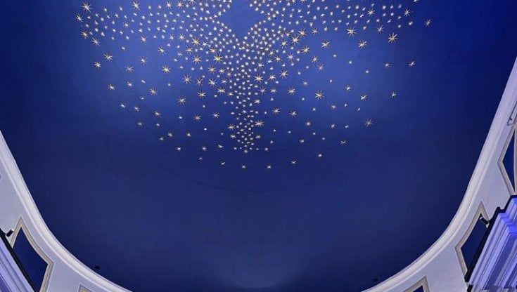 Franceschini nel blu stellato della chiesa di Capodimonte: ecco l'opera di Calatrava