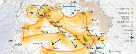 Califfato e Kurdistan tra Iraq e Siria Stato Islamico e curdi cancellano i confini