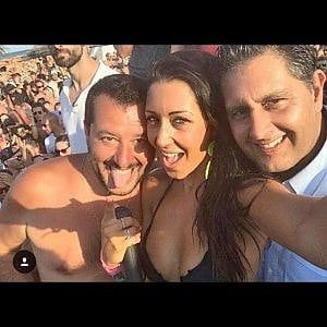 Selfie con dj per Toti e Salvini a Milano Marittima 