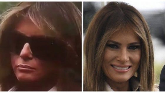 "Non è Melania". Una controfigura per la first lady?