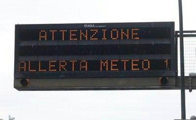 Pioggia e venti di burrasca<br />Nuovo allarme maltempo