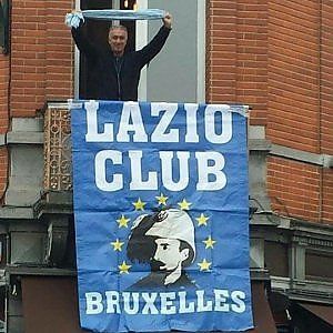 La passione biancoceleste conquista Bruxelles