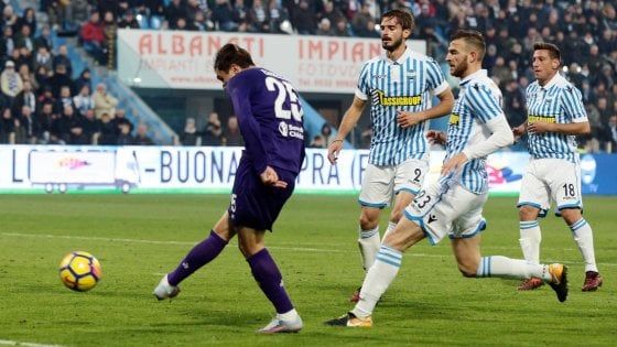 Spal-Fiorentina 1-1: viola opachi, li salva Chiesa