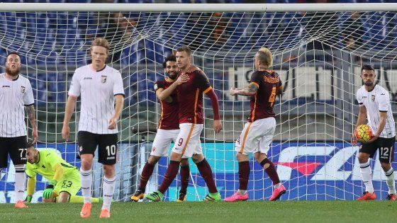 Roma-Palermo 5-0: la lite non ferma i giallorossi