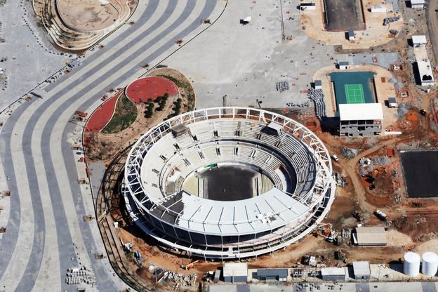 Olimpiadi di Rio 2016, i cantieri degli stadi visti dall'alto