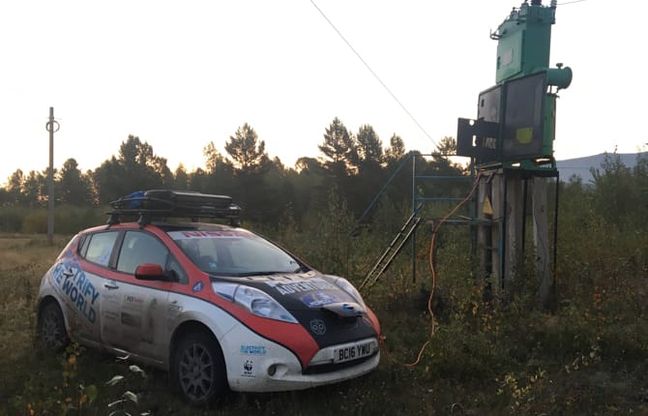 Nissan Leaf, sulla via della Mongolia