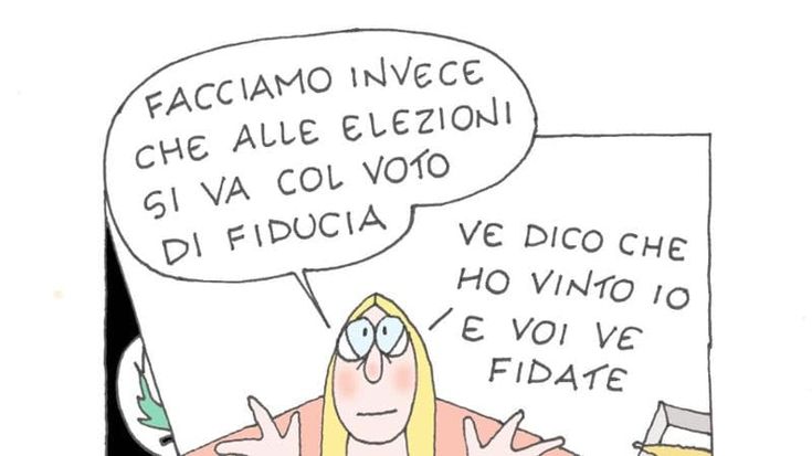 La vignetta di Ellekappa