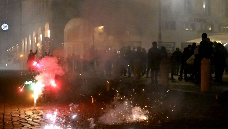 Il fotoracconto della notte di Capodanno a Parma 