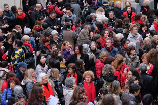 Flash mob contro la violenza sulle donne