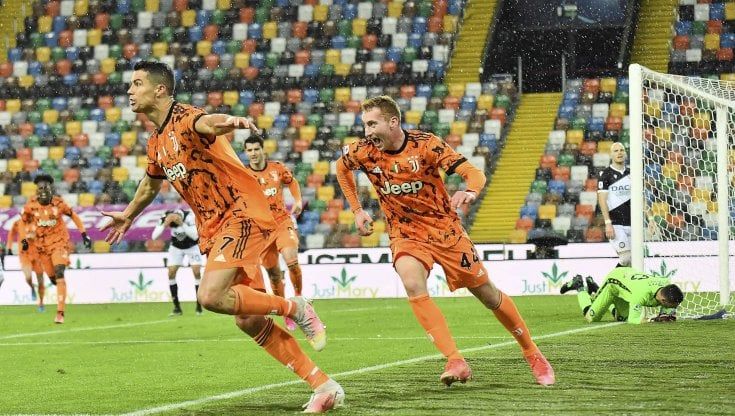 Udinese-Juventus 1-2: Ronaldo in extremis ribalta tutto, una doppietta per il secondo posto