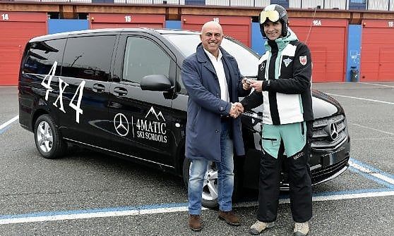 Vito 4X4 professionista a trazione integrale, sulle piste con le scuole sci italiane