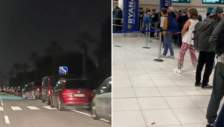 Bari, caos in aeroporto: centinaia di turisti attendono oltre un'ora per il controllo dei documenti. E una volta fuori taxi introvabili