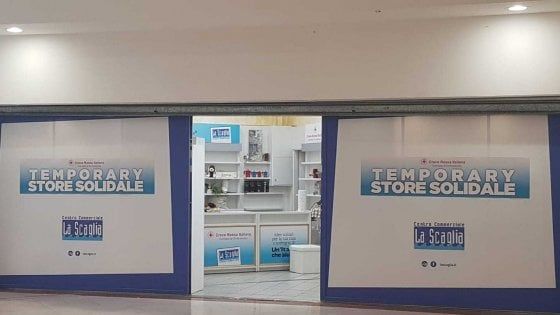 A Civitavecchia apre il primo temporary store solidale della CRI
