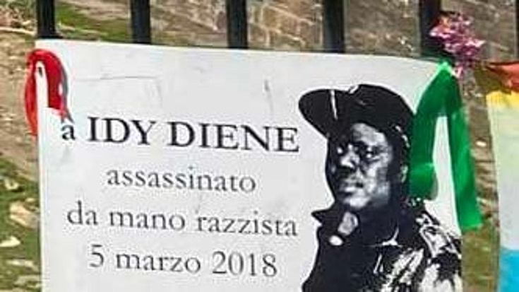 Firenze, sparita da ponte Vespucci la targa in memoria di Idy Diene, ucciso il 5 marzo 2018