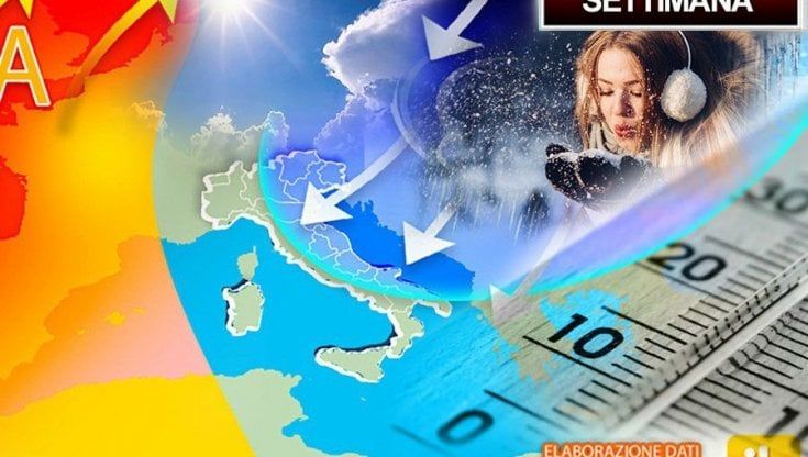 Previsioni meteo, Italia al gelo ma divisa in due: neve al Centro-Sud e nebbia al Nord