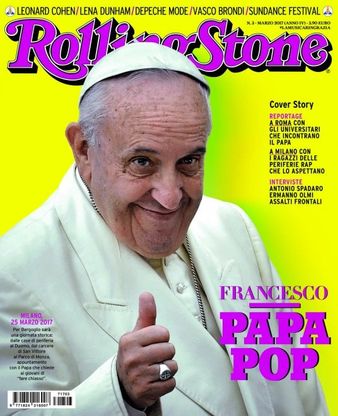 Francesco ''Papa pop'': Bergoglio sulla copertina di Rolling Stone