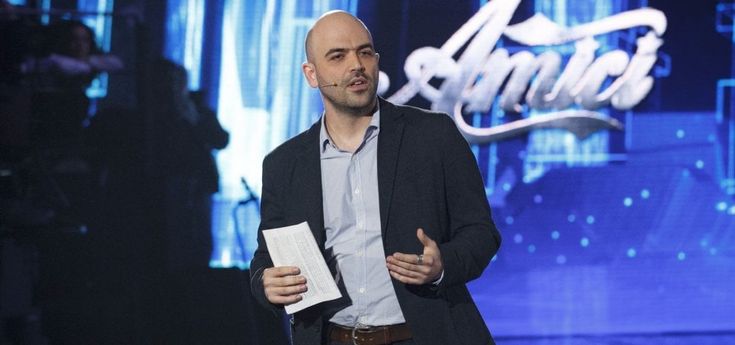 Roberto Saviano ad 'Amici', share oltre il 30 per cento