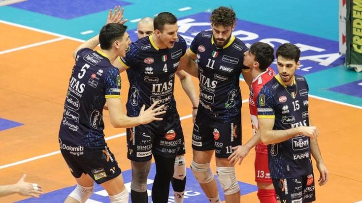 Volley, Trento è già sul 2-0. Milano batte Perugia al tie-break dopo più di tre ore e va sull’1-1