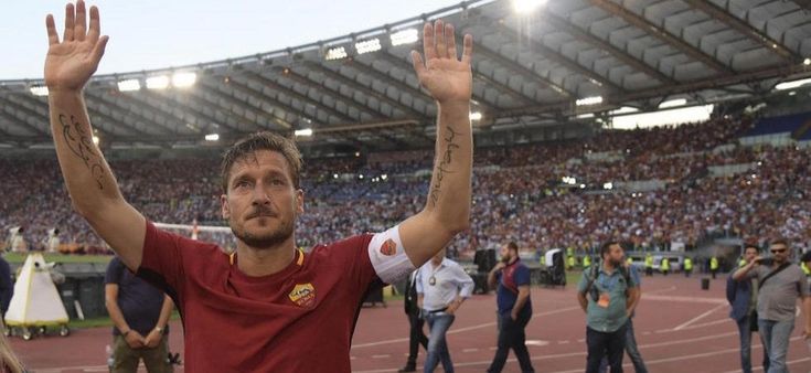 Totti, pomeriggio di un lungo addio