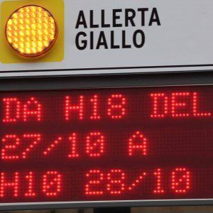 Maltempo, allerta temporali al Centronord e sul Tirreno