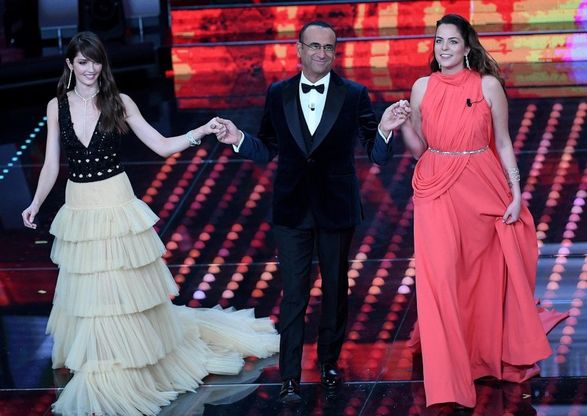Annabelle Belmondo-Anuchka Delon, figlie d'arte a Sanremo