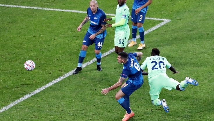 Zenit-Lazio 1-1: ci pensa il solito Caicedo, pari d'oro per i biancocelesti
