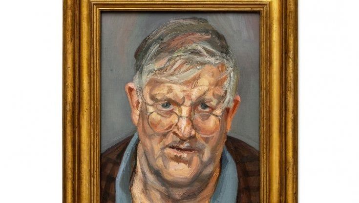 Va all'asta il ritratto di Hockney dipinto da Lucian Freud. Un'amicizia da 15 milioni di euro