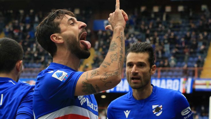  Poker della Sampdoria contro il Sassuolo: tutte le foto