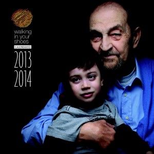 Il calendario "Walking in your shoes" 2014 a favore dei Bambini Farfalla