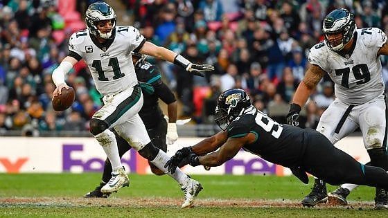 Nfl, Londra rilancia gli Eagles, Jaguars ko