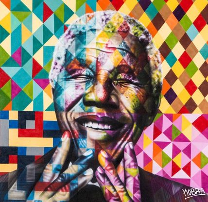 &nbsp;Da Mandela al Dalai Lama: i graffiti caleidoscopici di Kobra